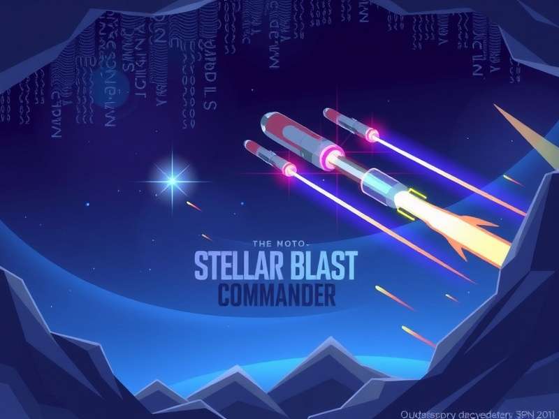 Stellar Blast Commander Game Banner